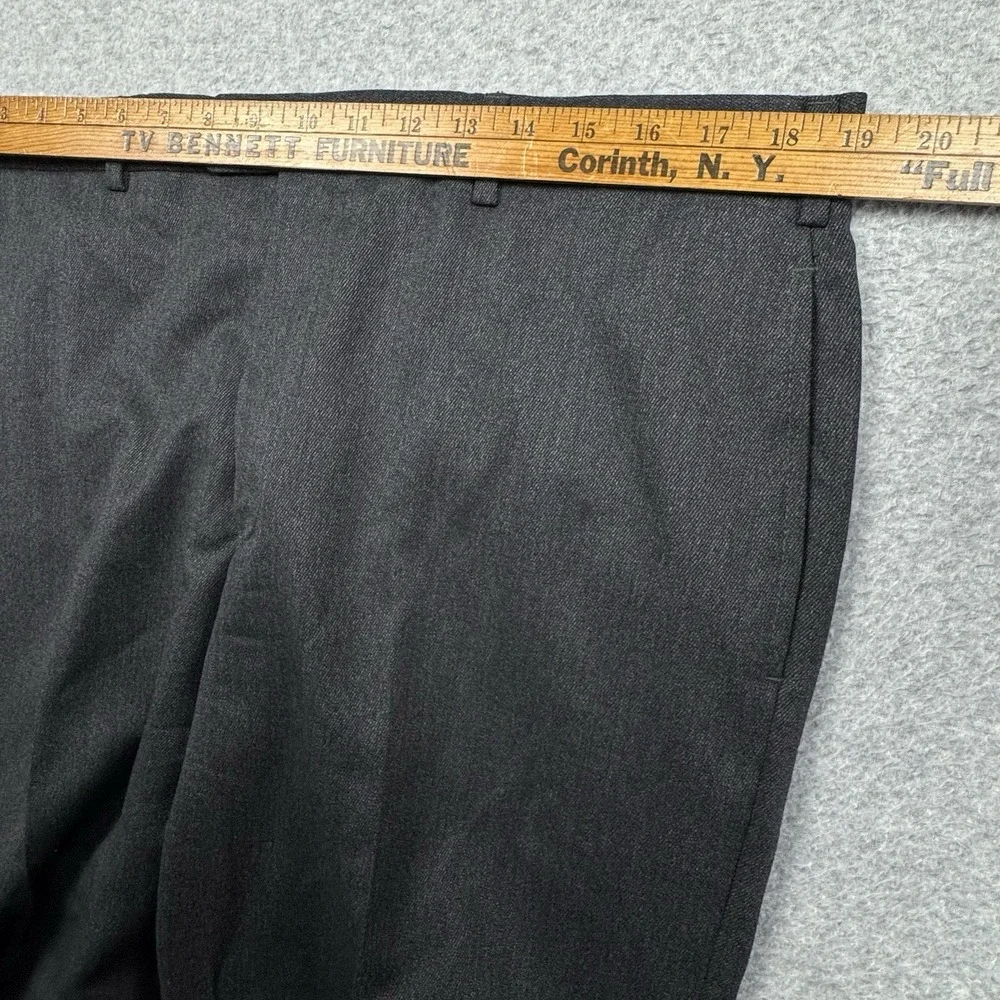 Brooks Brothers 346 Wool Pants Mens 38x30 Dress Gray Flat Front Preppy Business